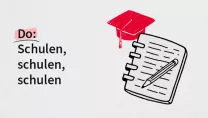 Schulen, schulen, schulen