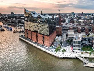 Hamburg City Skyline