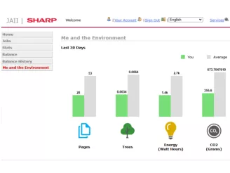 Job Accounting II screen