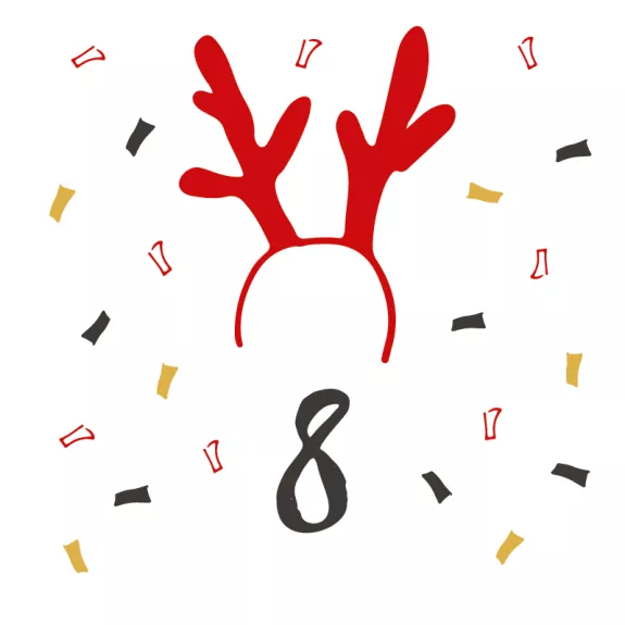 8th December advent calendar tile 