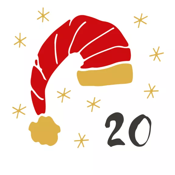 20th December advent calendar tile 